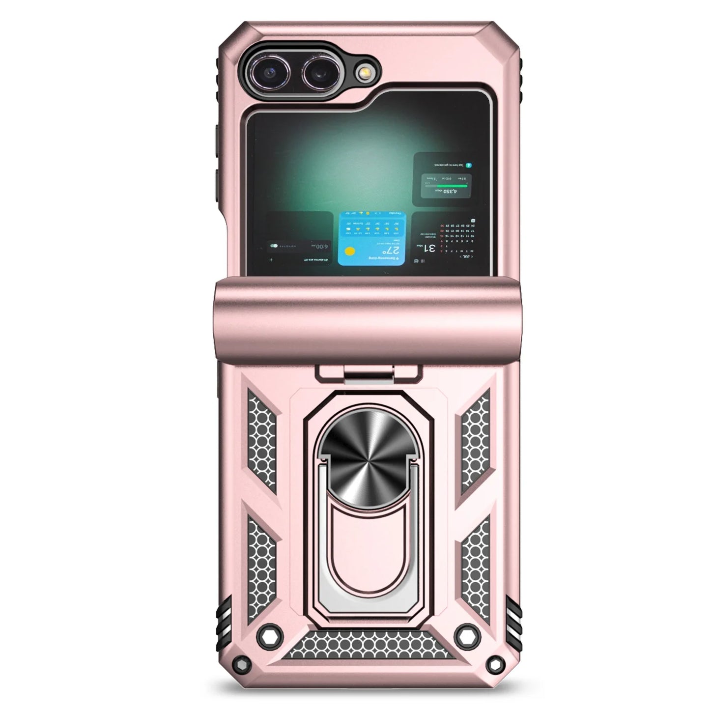 Ring Funda for Samsung Z Flip with Stand Holder