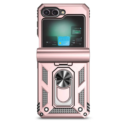 Ring Funda for Samsung Z Flip with Stand Holder