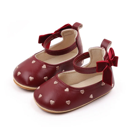 Baby Princess Shoes Beautiful Bowknot High Quality Mary Jane