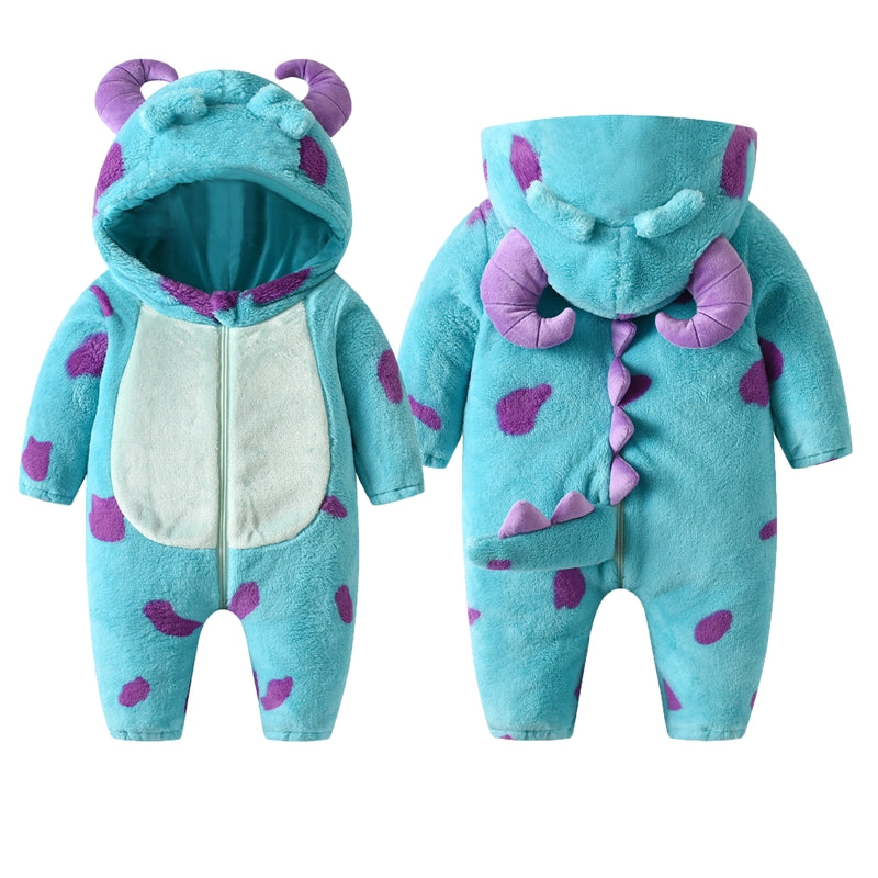 Hooded Warm Thicken Winter Rompers Snowsuit