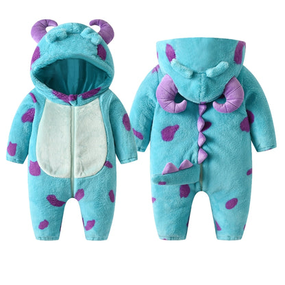 Hooded Warm Thicken Winter Rompers Snowsuit