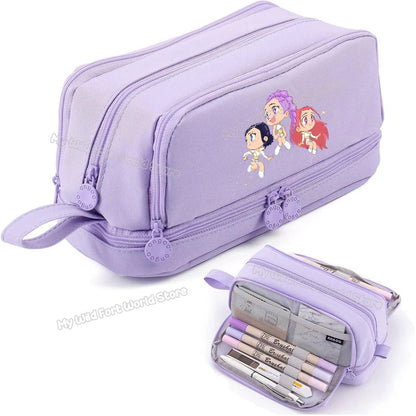 K-pop Demon Hunters High-capacity Pencil Bag