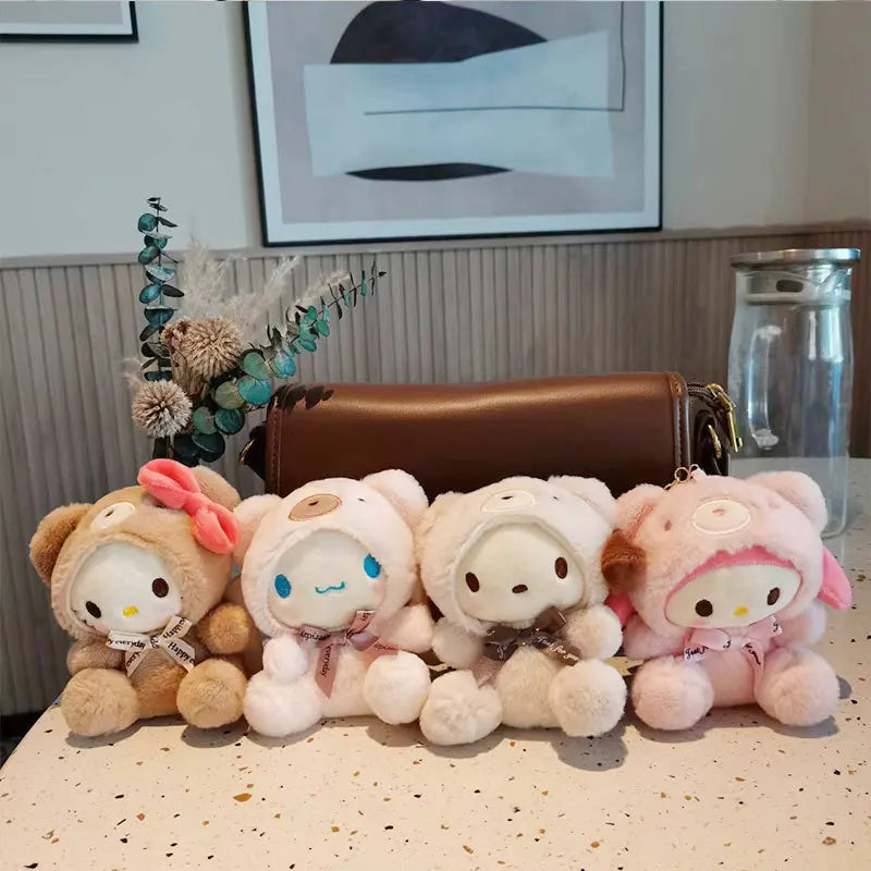 Sanrio Cute Plush Keychain Backpack Decoration Toy