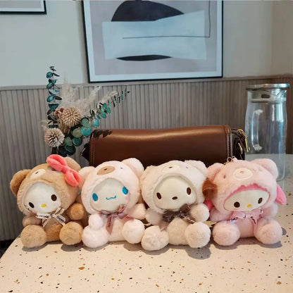 Sanrio Cute Plush Keychain Backpack Decoration Toy