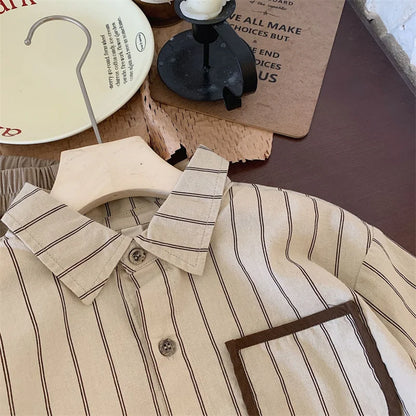 Boys Baby's Kids Blouse Coat Jacket Outwear Cotton
