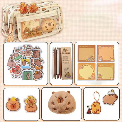 Capybara Pencil Case Capybara Multi-Layer