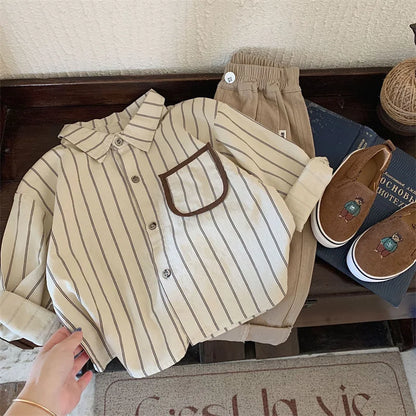 Boys Baby's Kids Blouse Coat Jacket Outwear Cotton