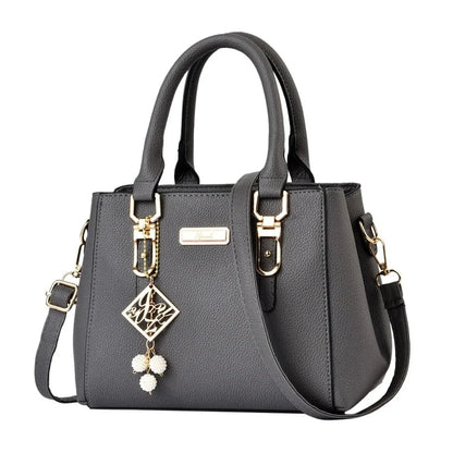 Casual Leather Messenger Bag Large Capacity Handbag Women's Bags