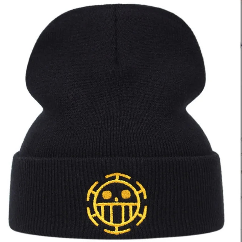 ONE PIECE Monkey D. Luffy Adult Children Hat Anime Style Embroidered Knitted