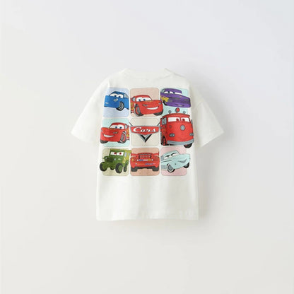Car Tees Tops for Boy Clothing Summer