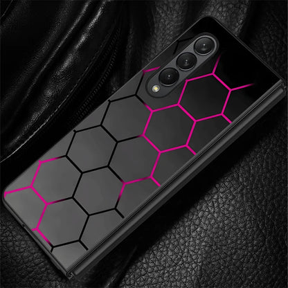 Fashion Honeycomb Design Case for Samsung Galaxy Z Fold