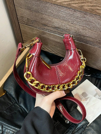 Small Handbag, Minimalist Stylish Texture Elegant Style Shoulder Bag