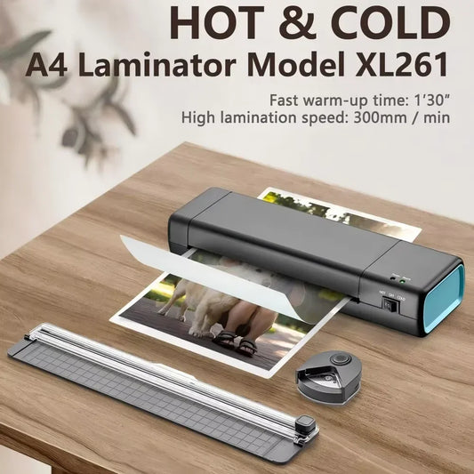 Preheating hot and cold laminating machine