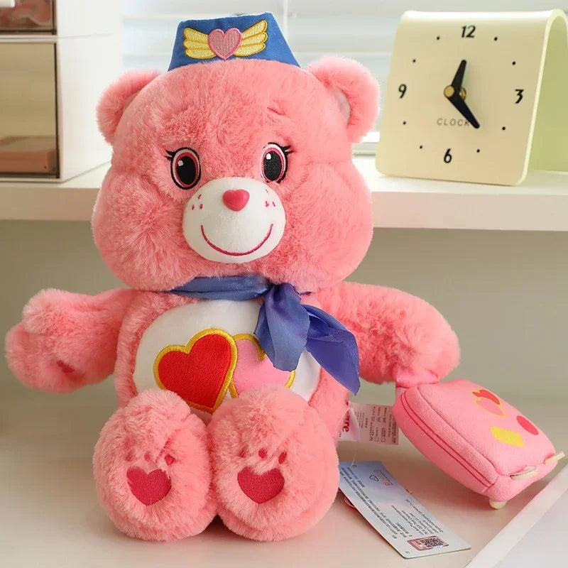 Original Care Bear Anime Plush Toys Aviation Series Bear Stuffed Doll