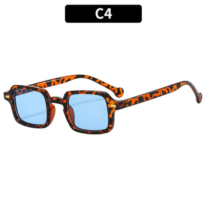 Rectangle Sunglasses Women Oval Vintage
