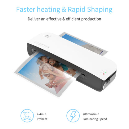OSMILE SL289 Desktop Laminator Machine Set A4 Size Hot and Cold Lamination