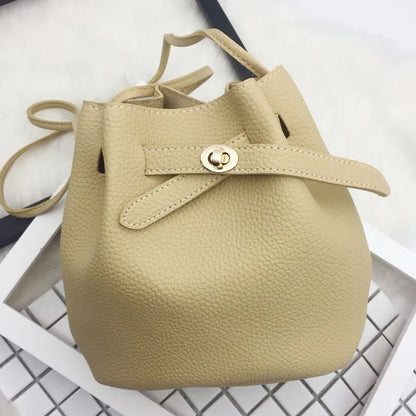Bucket Shoulder Bag Women Drawstring Crossbody Bag Female Messenger Bags
