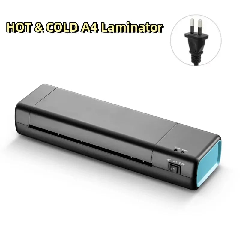 Preheating hot and cold laminating machine