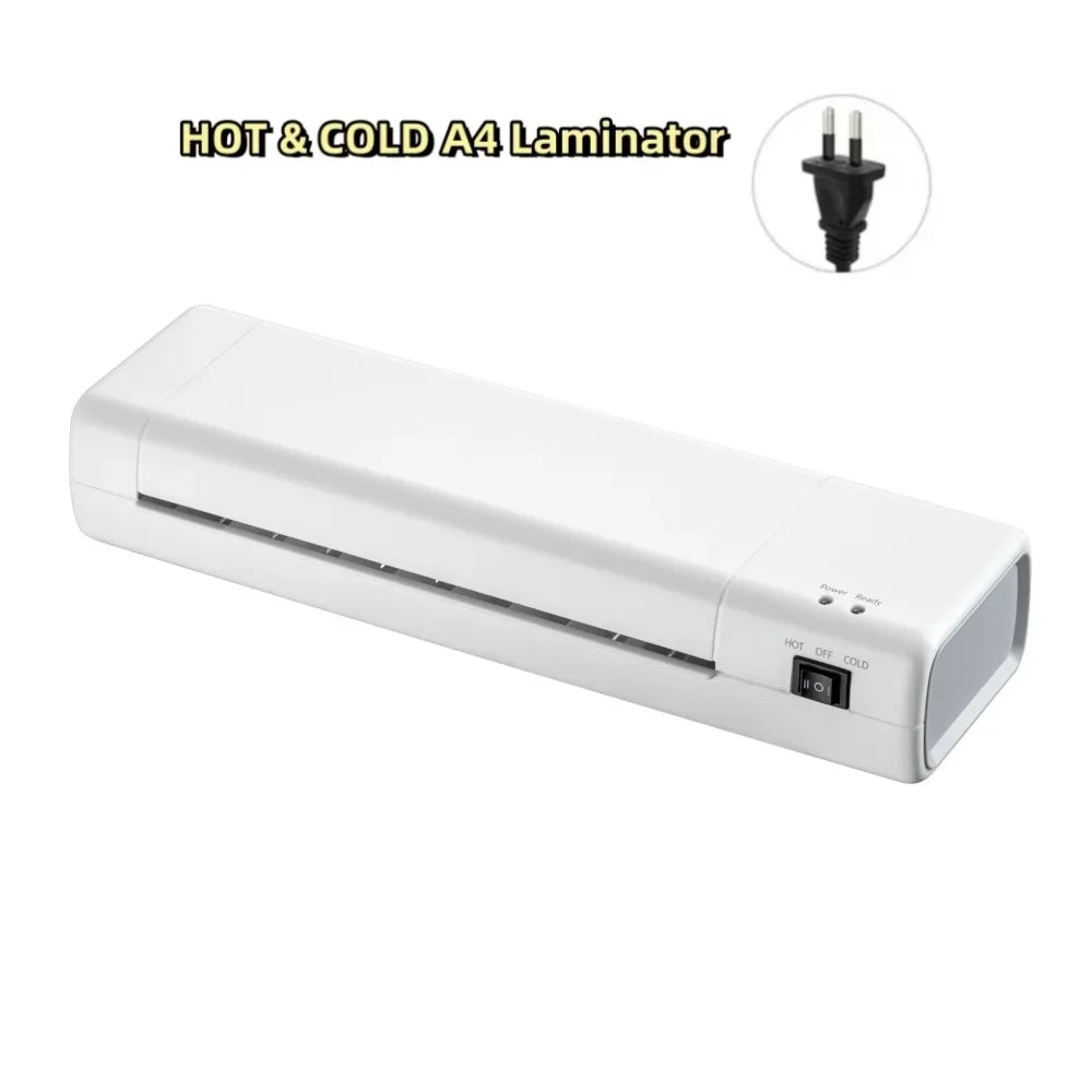 Preheating hot and cold laminating machine