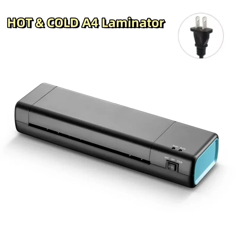 Preheating hot and cold laminating machine
