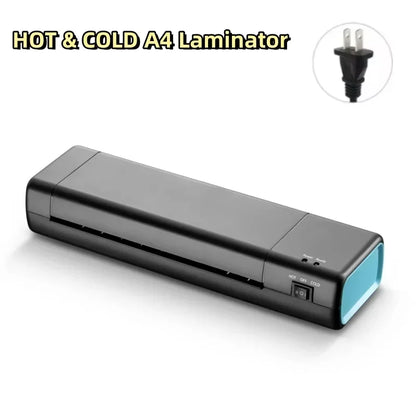Preheating hot and cold laminating machine