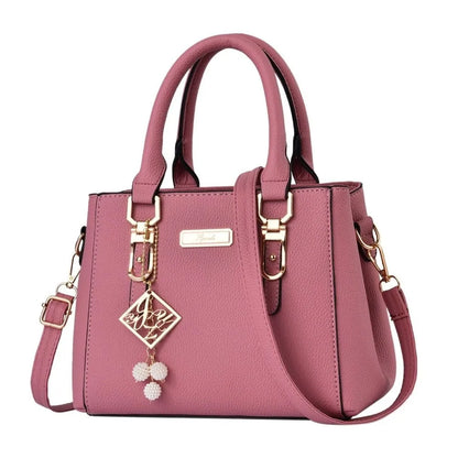 Casual Leather Messenger Bag Large Capacity Handbag Women's Bags