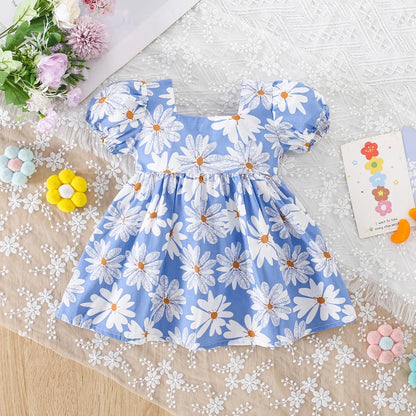 Little Daisy Dress Summer Big Bow Princess