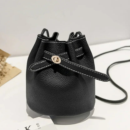 Bucket Shoulder Bag Women Drawstring Crossbody Bag Female Messenger Bags