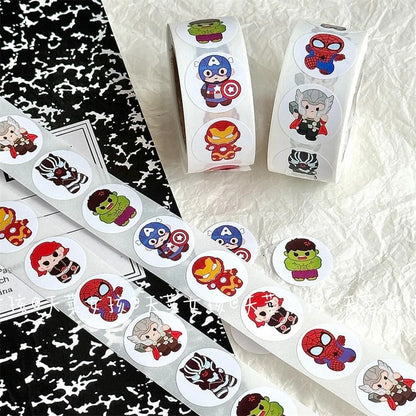 Avengers Roll Sticker MV Decorative Seal Sticker
