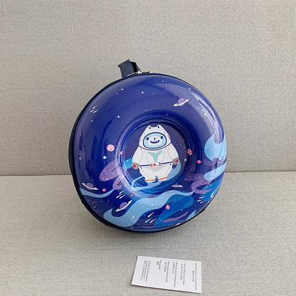Kids Bag Children's Schoolbag Cartoon Backpack Kindergarten Kids Doughnut Rainbow