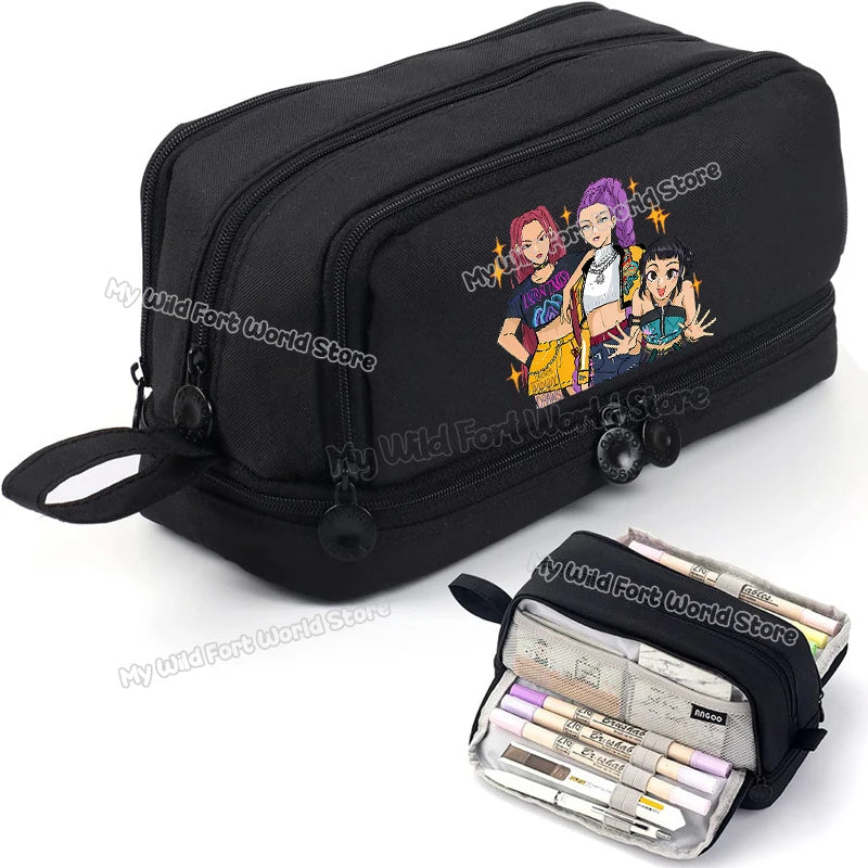 K-pop Demon Hunters High-capacity Pencil Bag