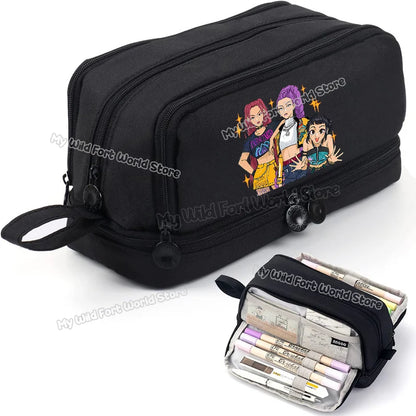 K-pop Demon Hunters High-capacity Pencil Bag