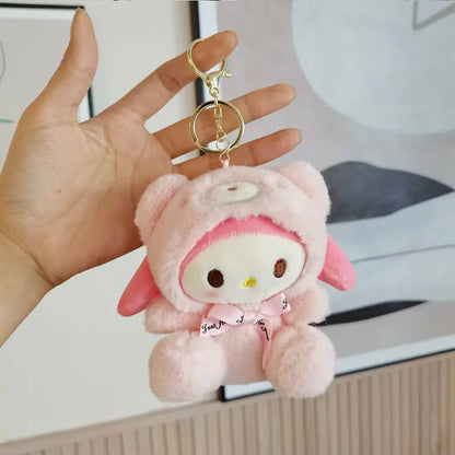 Sanrio Cute Plush Keychain Backpack Decoration Toy