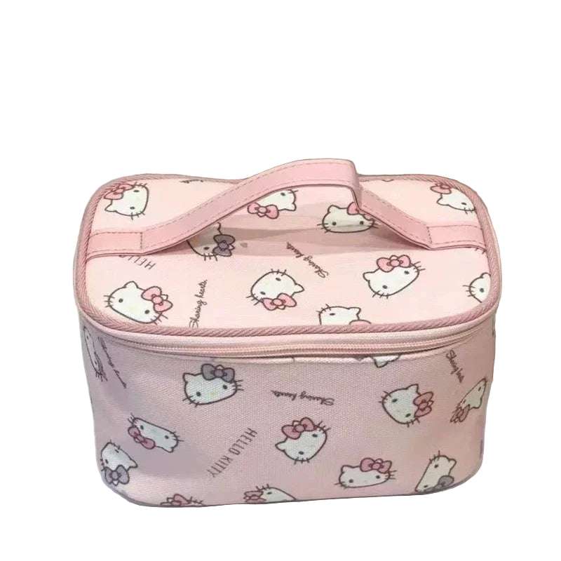 Pink Japanese Hello Kitty Makeup Bag