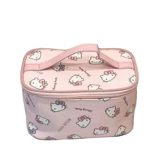 Pink Japanese Hello Kitty Makeup Bag