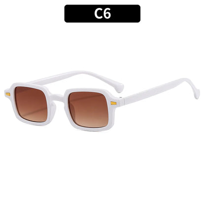 Rectangle Sunglasses Women Oval Vintage