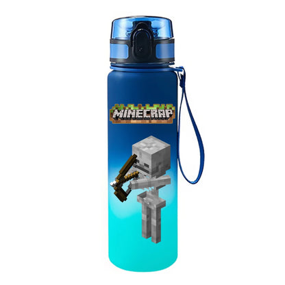 650ML Game Pixel Style Water Cup Drinking Outdoor Water Bottle