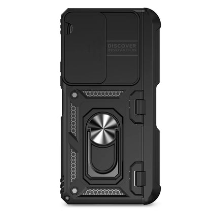 Slide Camera Phone Cover for Samsung Galaxy Z Fold Cases with Stand Holder Armor