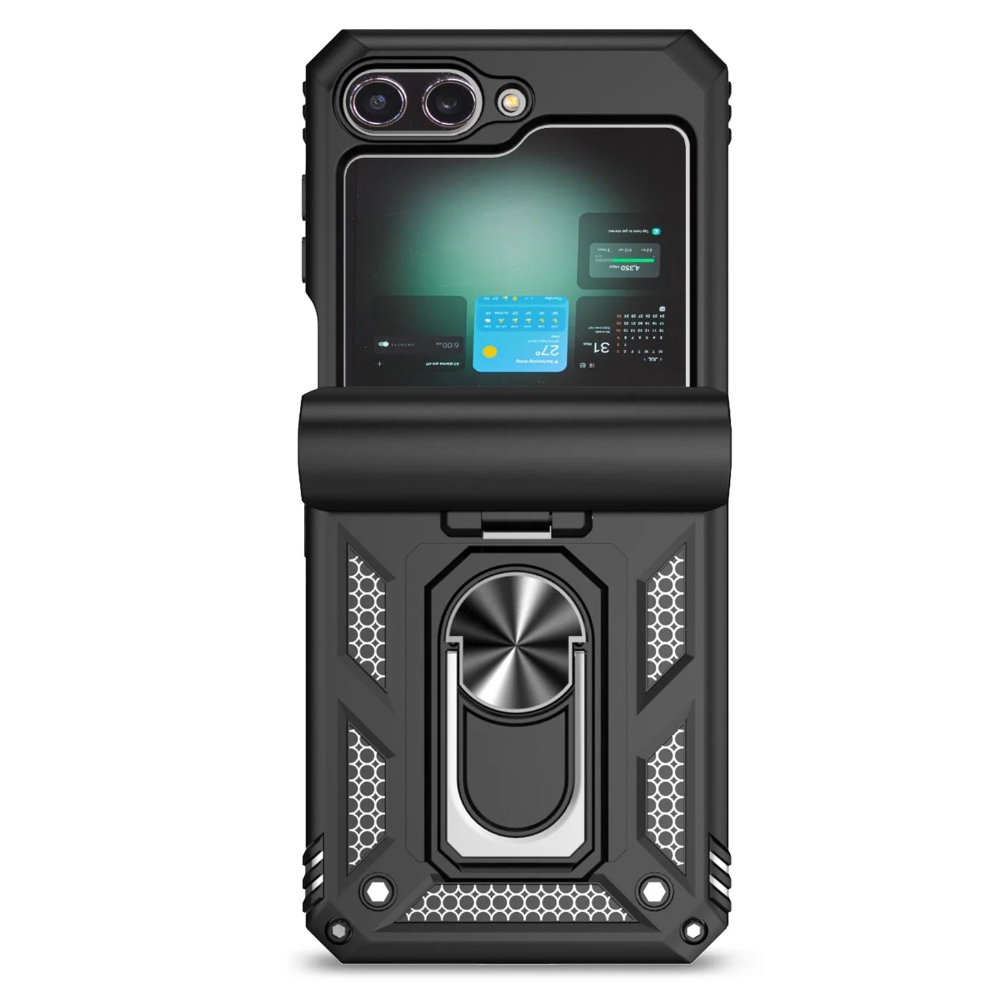 Ring Funda for Samsung Z Flip with Stand Holder