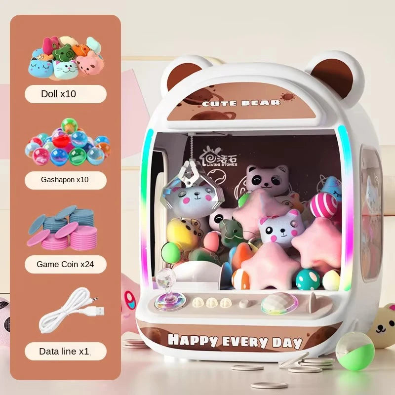Operated Play Game Mini Claw Catch Toy Crane Machines