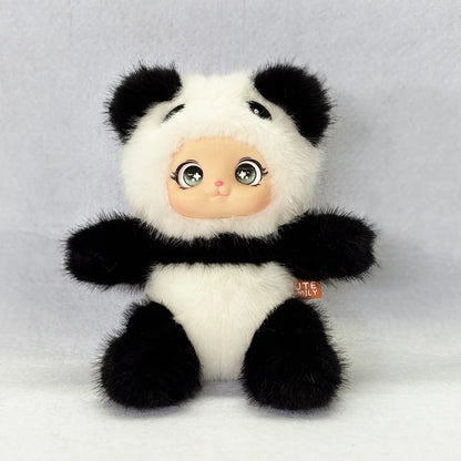 Cute and Fragrant Animals Vinyl Face Plush Kids Hang Bag