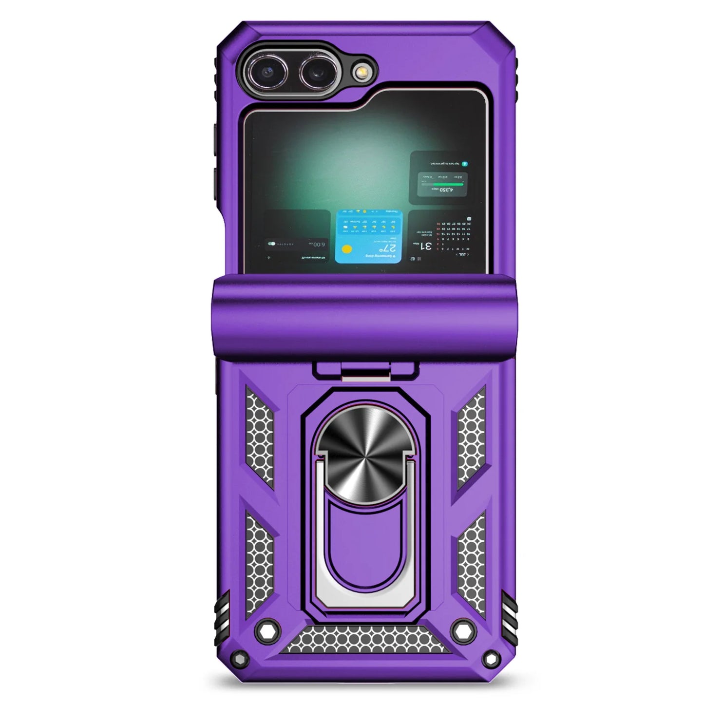 Ring Funda for Samsung Z Flip with Stand Holder