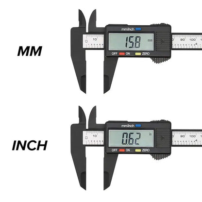 Electronic Digital Caliper Carbon Fiber Dial Vernier Caliper Gauge Micrometer Measuring Tool