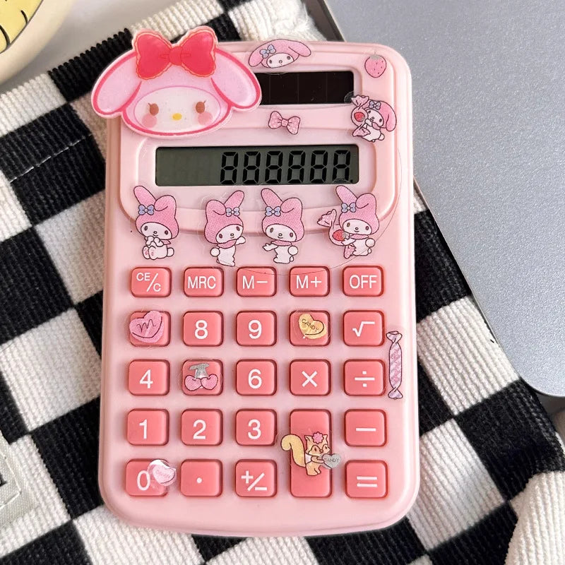 Sanrio Mini Electronic Calculator 8 Digit Calculator