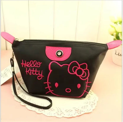 Hello Kitty Travel Makeup Bag Waterproof PU Handbag