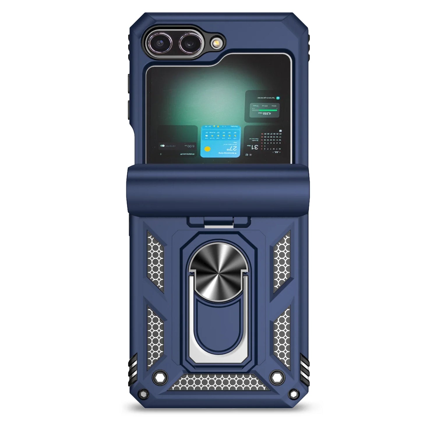 Ring Funda for Samsung Z Flip with Stand Holder