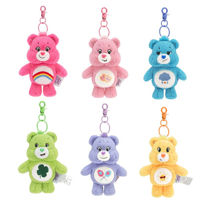 Care bears Rainbow Bear Plush Keychain Bag Pendant with Sound Dolls