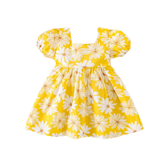 Little Daisy Dress Summer Big Bow Princess