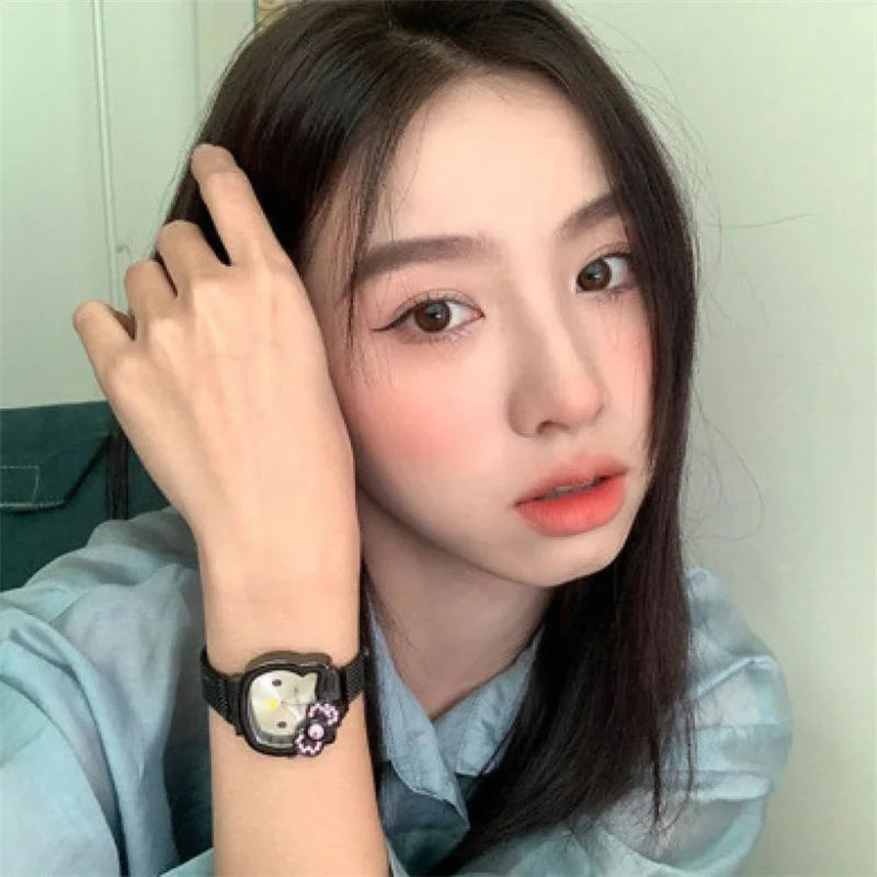 Hello Kitty Diamond  Watch Cat Bow