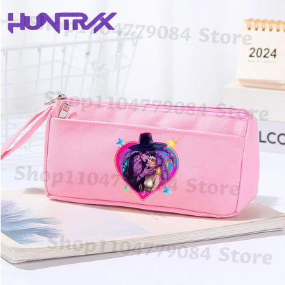 K-pop Demon Hunters Pink Pencil Case for Students